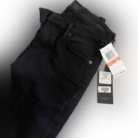 Citizens of Humanity NWT Emannuelle Black Boot Cut Jeana - Picture 2 of 4